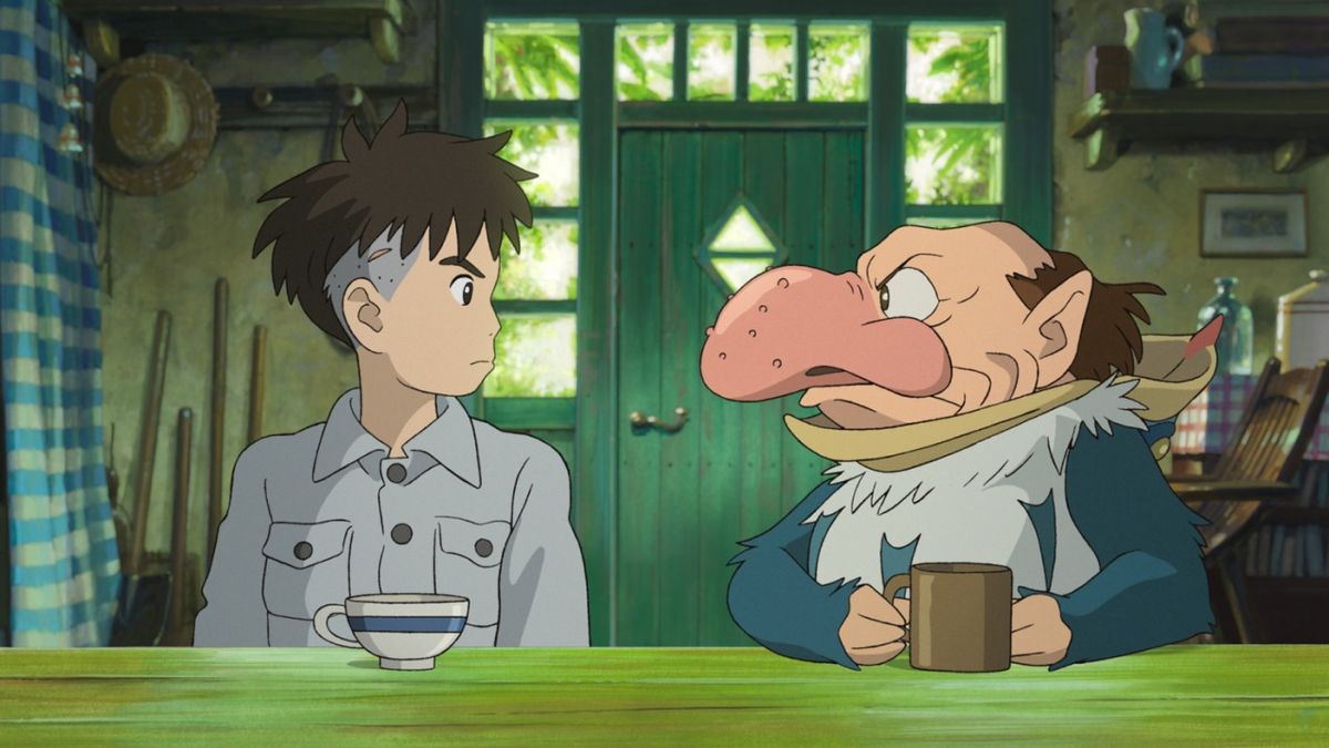 An image from Netflix&#039; latest Studio Ghibli addition, The Boy and the Heron