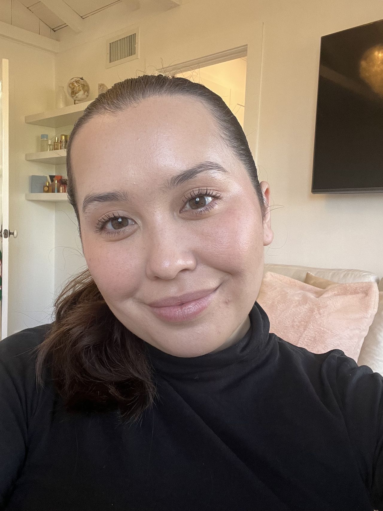Catharine Malzahn testing Anastasia Beverly Hills Brow Freeze Gel
