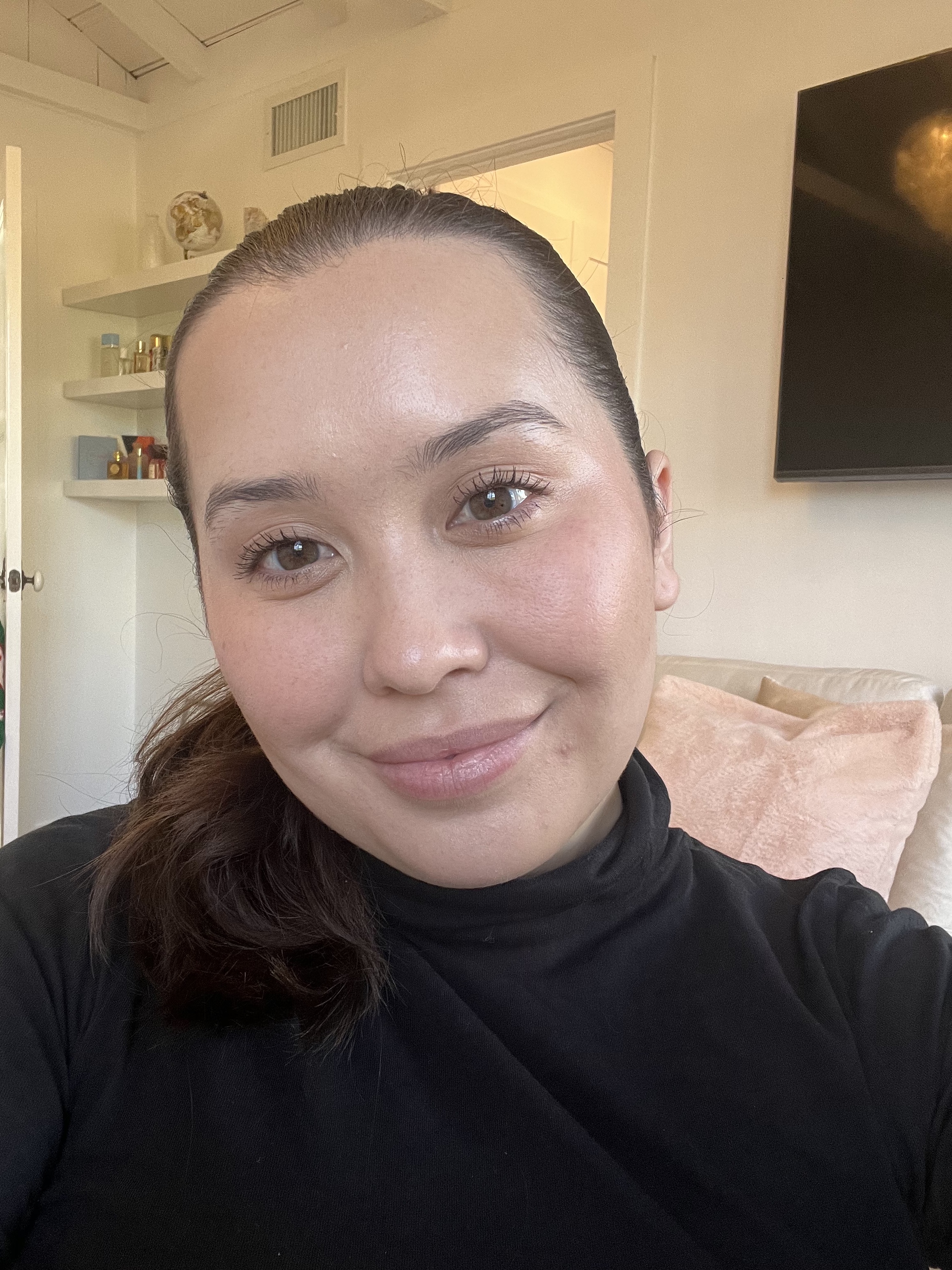 Catharine Malzahn testing Anastasia Beverly Hills Brow Freeze Gel