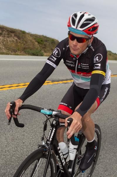 Chris Horner (RadioShack-Nissan) was playing it cool during stage 2 of the 2012 Amgen Tour of California