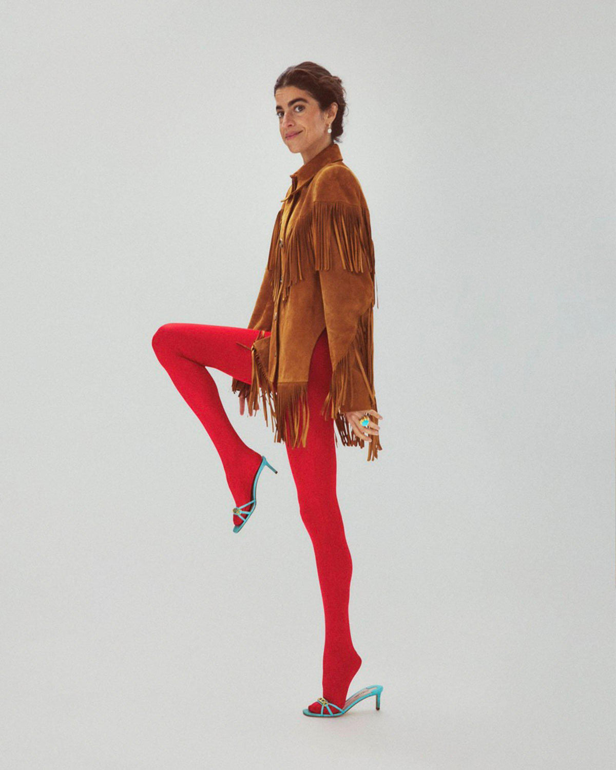 Geri Glossy Tights