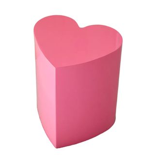 Pink heart shaped nightstand