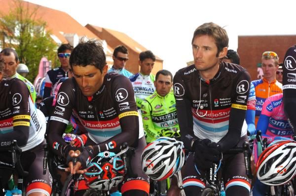 The peloton held a minute's silence