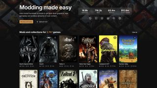 Nexus Mods home page