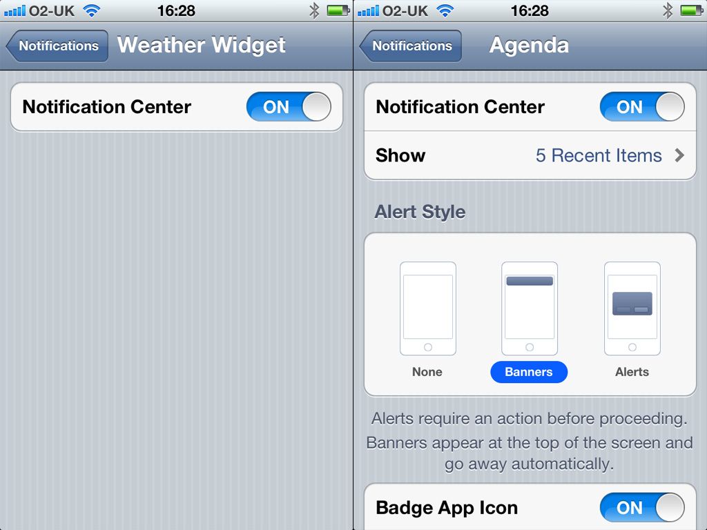 Step 5: Notification Setting settings