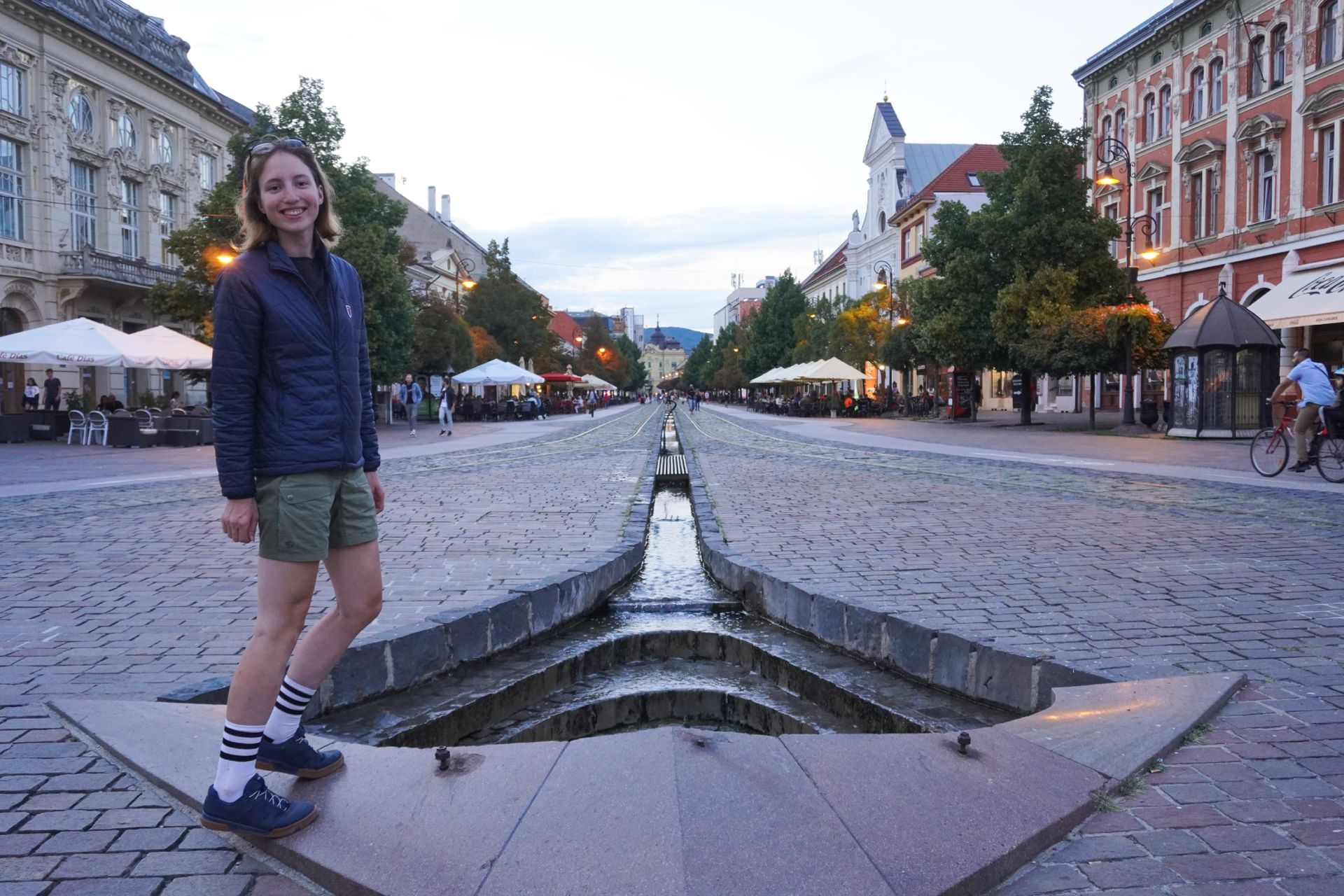 Image shows Anna in Košice