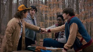 Dustin, Mike, Lucas, and Will in Stranger Things' Season 5 trailer
