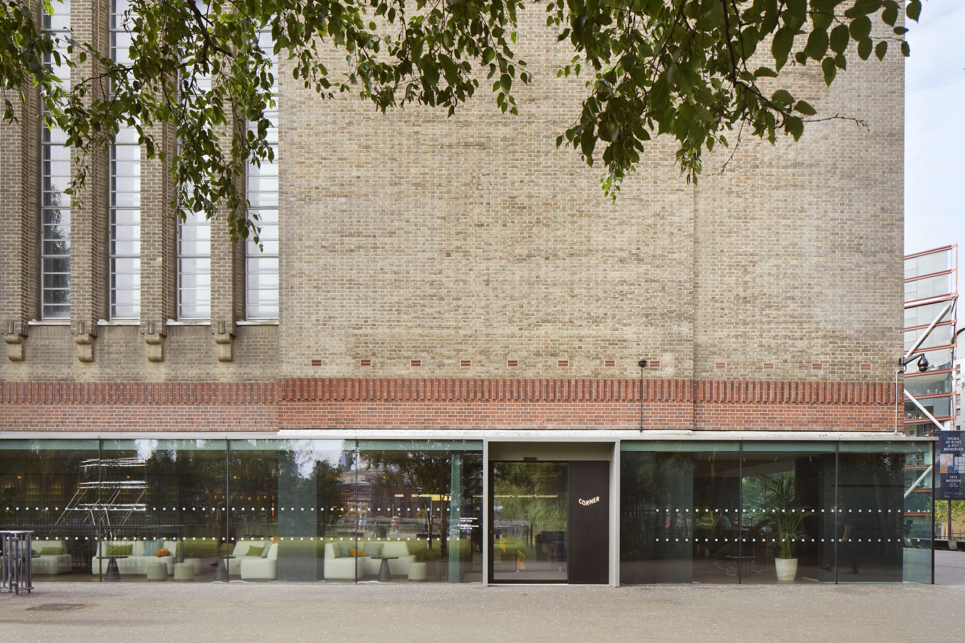 Tate Modern cafe exterior daylight