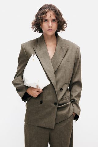 H&M, Double-Breasted Wool Blazer