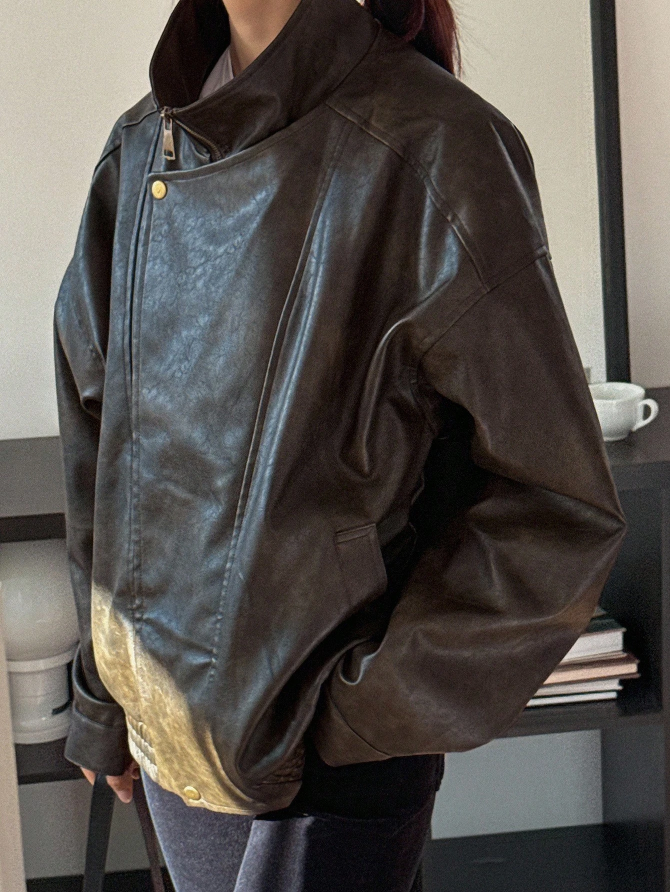 Dazy, Retro Leather Jacket