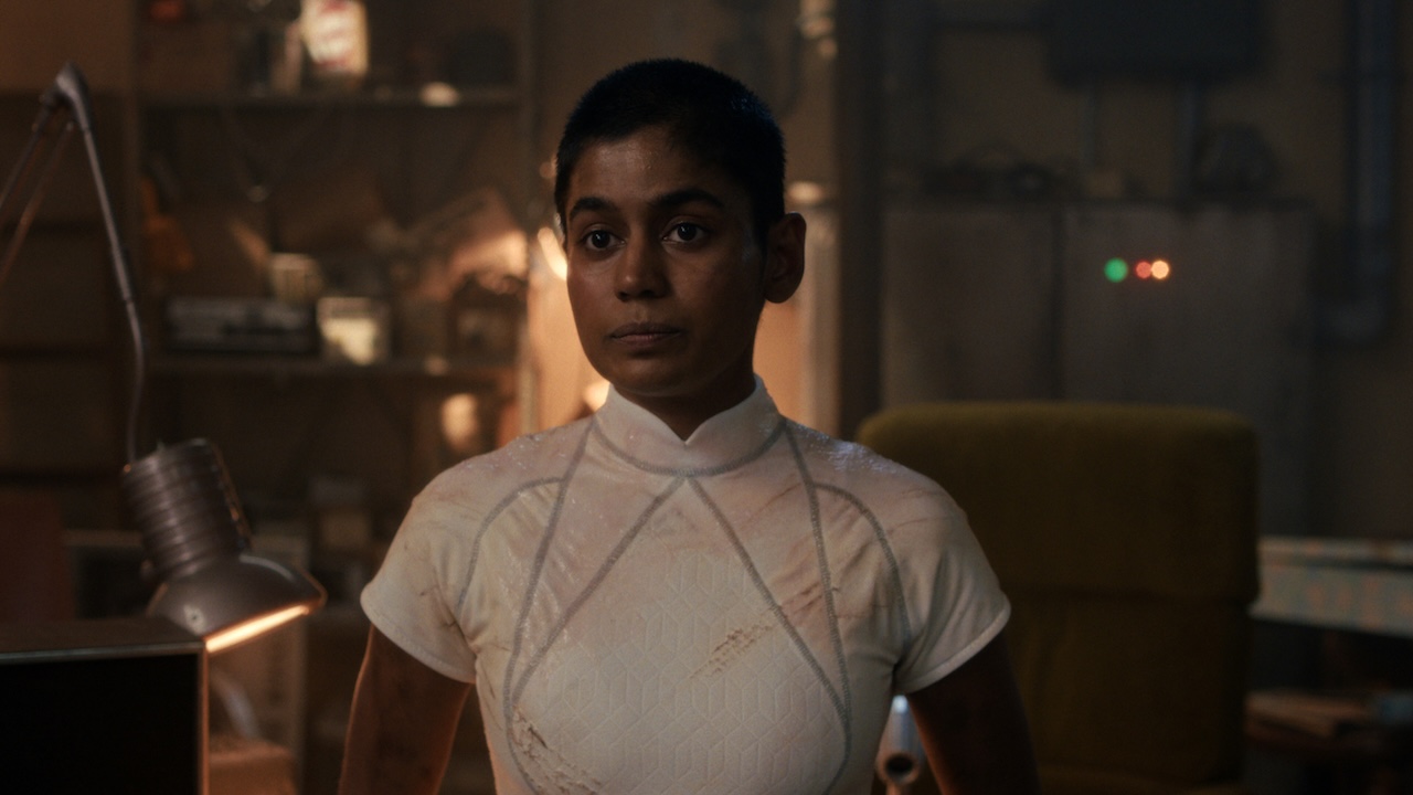 Kali in the radio station in Stranger Things Season 5x06