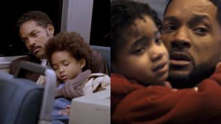 Will, Jaden, And Willow Smith in The Pursuit Of Happyness and I Am Legend