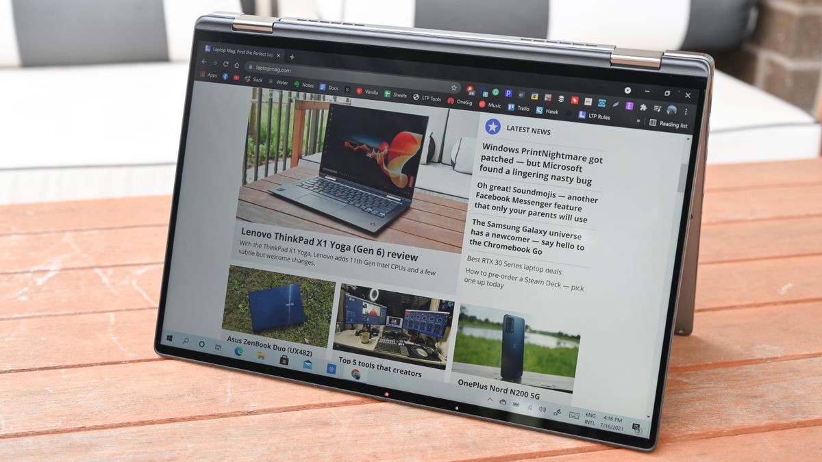 Dell Latitude 9420 2in1 review ThinkPad killer Laptop Mag