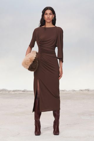 Draped Midi Dress Limited Edition