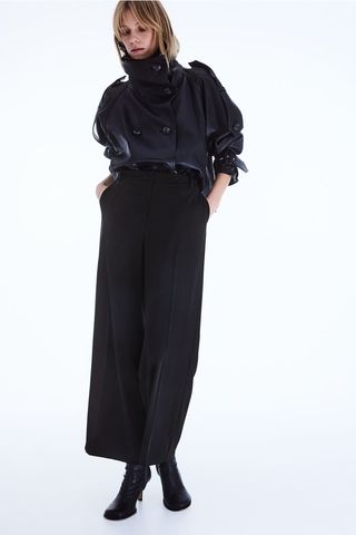 Wide-Leg Dress Pants