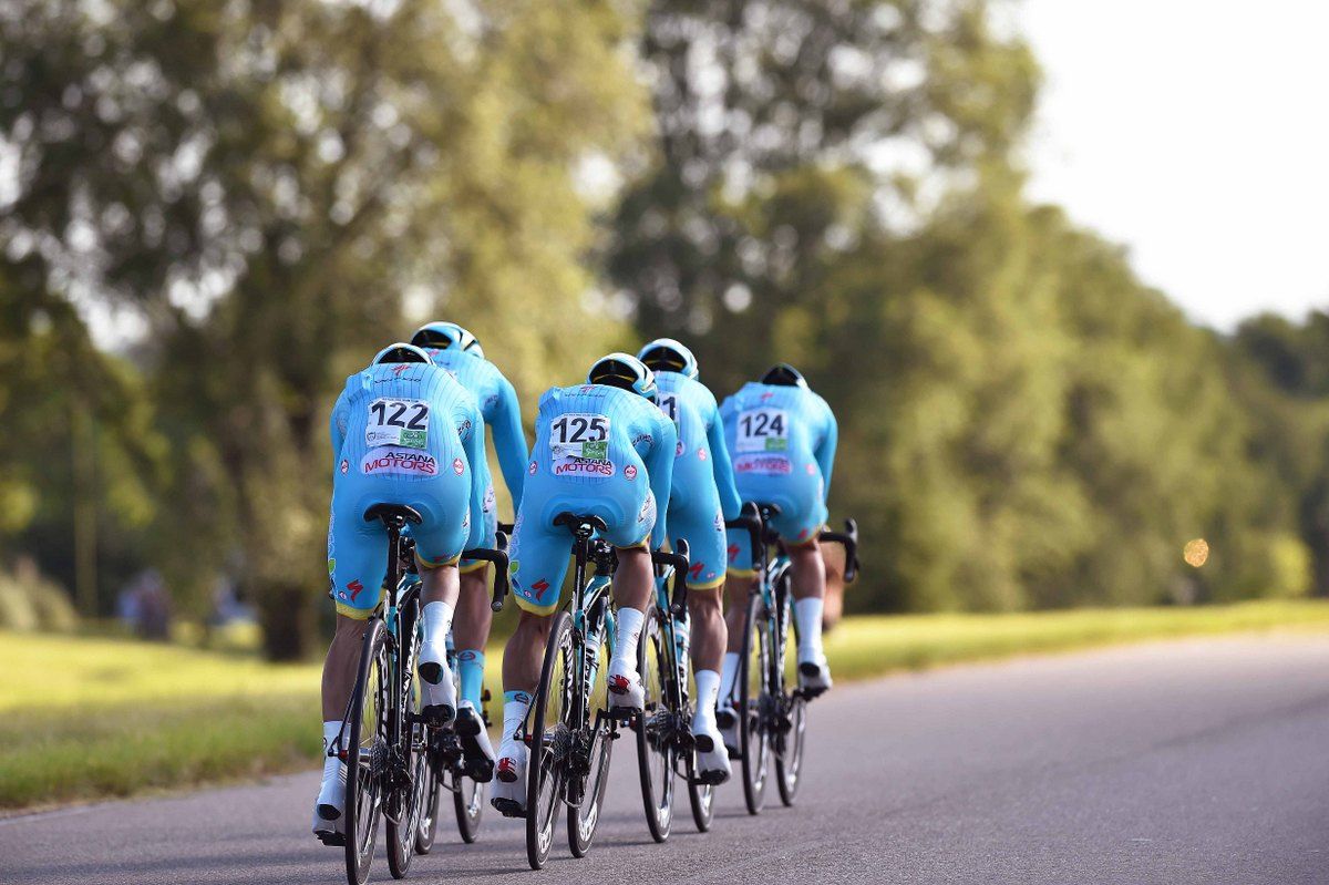 Astana during the TTT