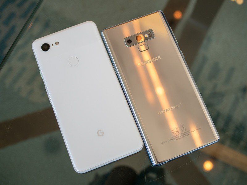 Google Pixel 3 XL vs. Galaxy Note 9