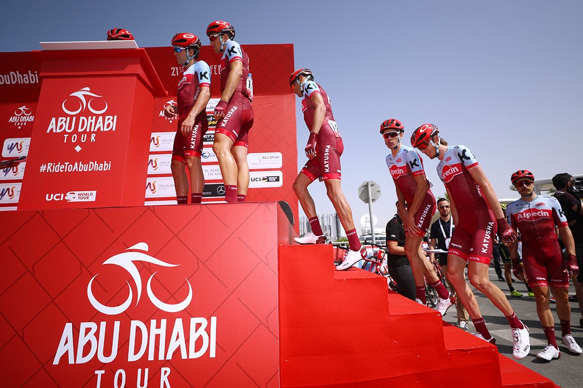 Katusha-Alpecin head to sign on