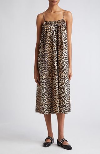 Leopard Print Organic Cotton Dress