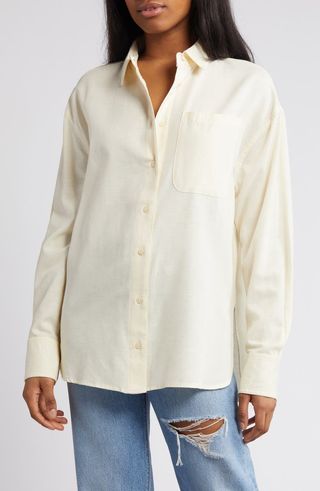 Oversize Button-Up Shirt