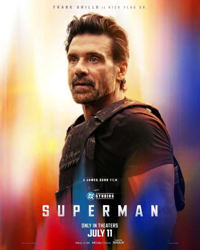 Frank Grillo as Rick Flag Sr. on Superman poster