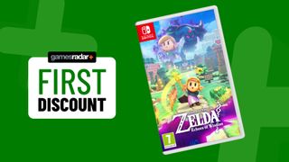 The Legend of Zelda: Echoes of Wisdom on a green background with first discount badge