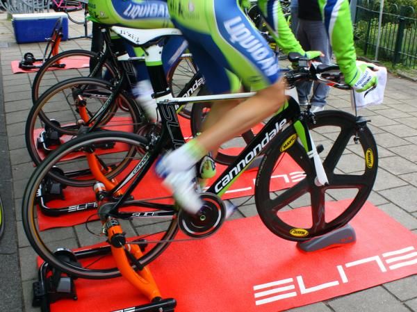 Liquigas-Doimo is using its familiar Cannondale Slice bikes for this year's Giro d'Italia time trials.