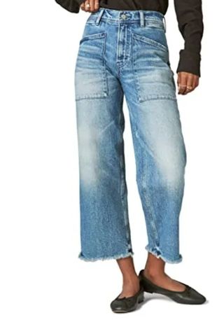 Lucky Brand Women's Lucky Legend High Rise Wide Leg Jean, Tough Luck