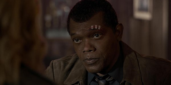 Samuel L. Jackson de-aged in Captain Marvel