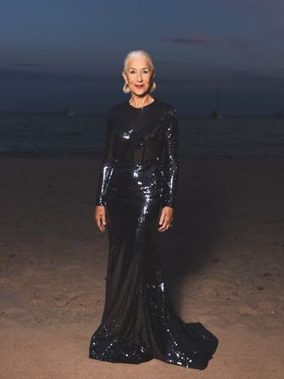 Helen Mirren at the Loreal spotlight on women's worth awards at the Cannes Film Festival