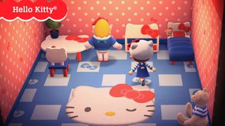 Animal Crossing: New Horizons Hello Kitty decorations