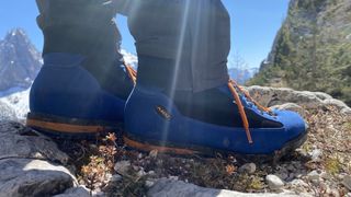 how hiking boots are made: Aku shoes in Dolomites