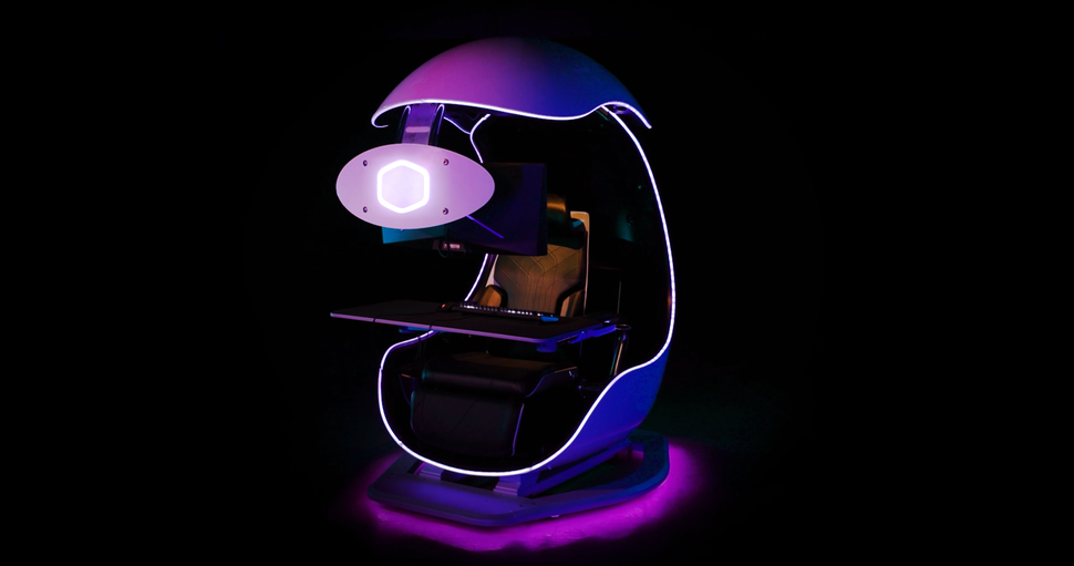 Cooler Master Adds Gaming Pod Battlestation, Haptic Feedback to Chair