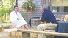 A picture of Peter Mandelson (left) and Jeffrey Epstein published by the US House Oversight Committee