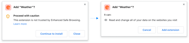 Google Chrome Enhanced Safe Browsing Extension