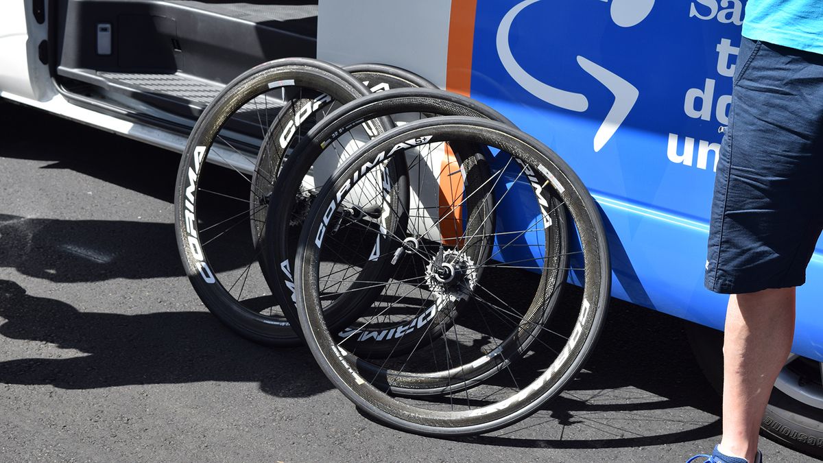A few of Astana's spare wheels
