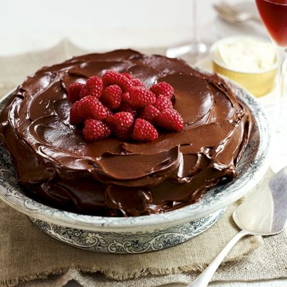Dark Chocolate and almond Torte-cake-desert-cooking-woman and home