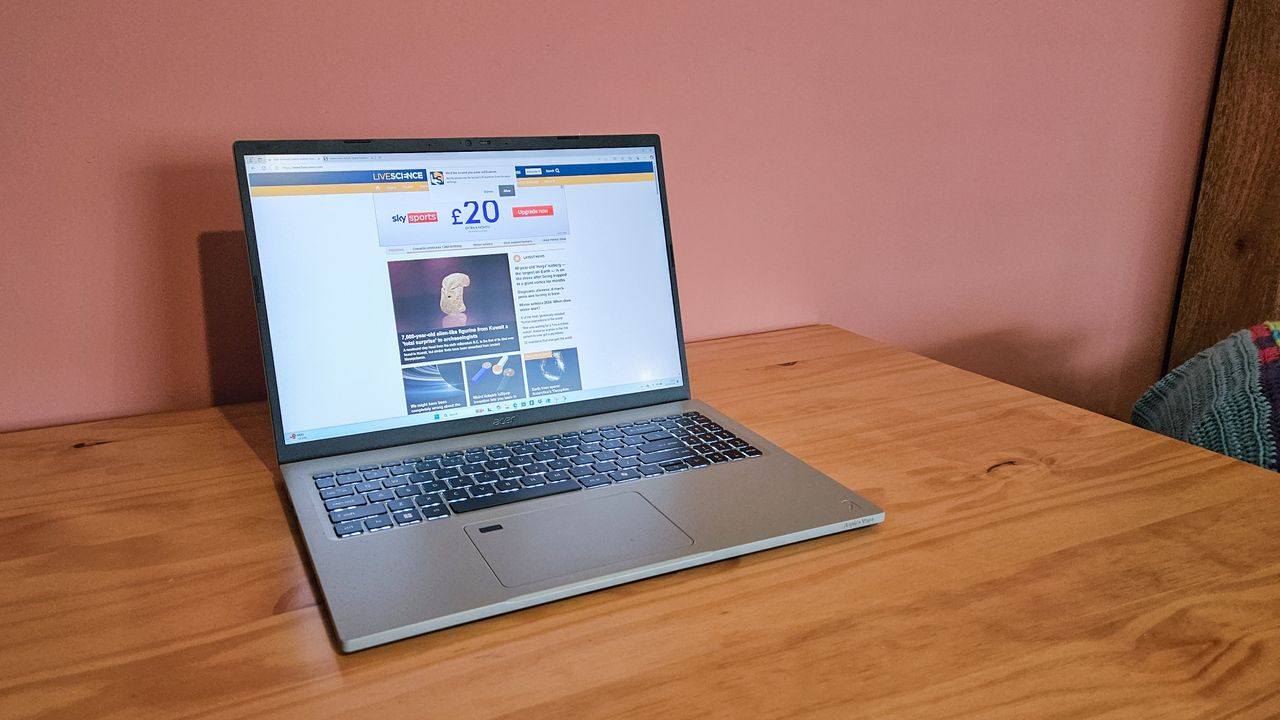 Acer Aspire Vero 16 - display screen