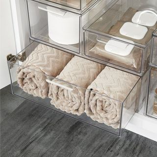 pull out bathroom storage