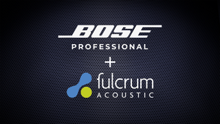 The Bose Professional and Fulcrum Acoustic logos after the acquisition.