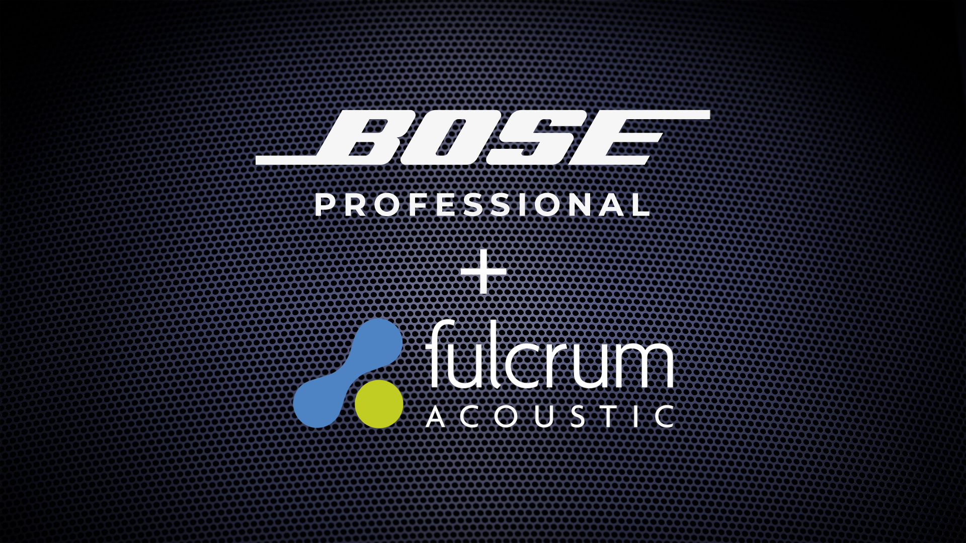 The Bose Professional and Fulcrum Acoustic logos after the acquisition.