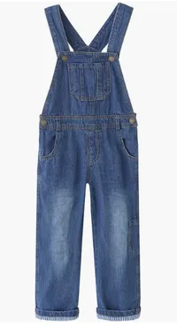 Kids denim dungarees -