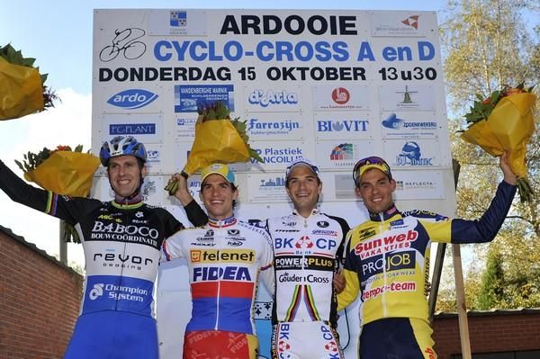 The final podium in Ardooie