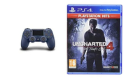 Midnight Blue PS4 controller + Uncharted 4 | £39.99 at Amazon UK