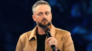 Nate Bargatze performing stand-up in Your Friend, Nate Bargatze