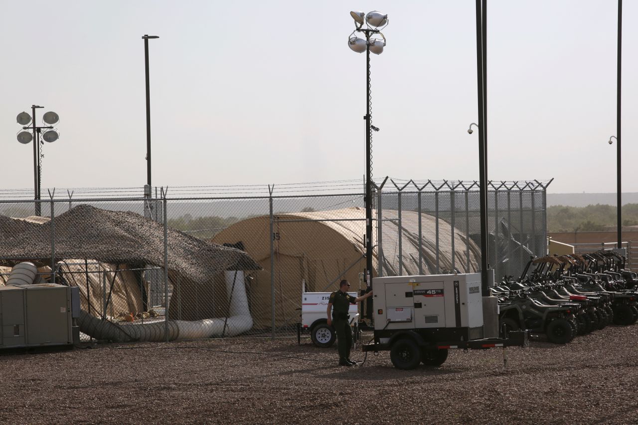 U.S. Customs and Border Protection&amp;#039;s Border Patrol station facilities in Clint, TX.