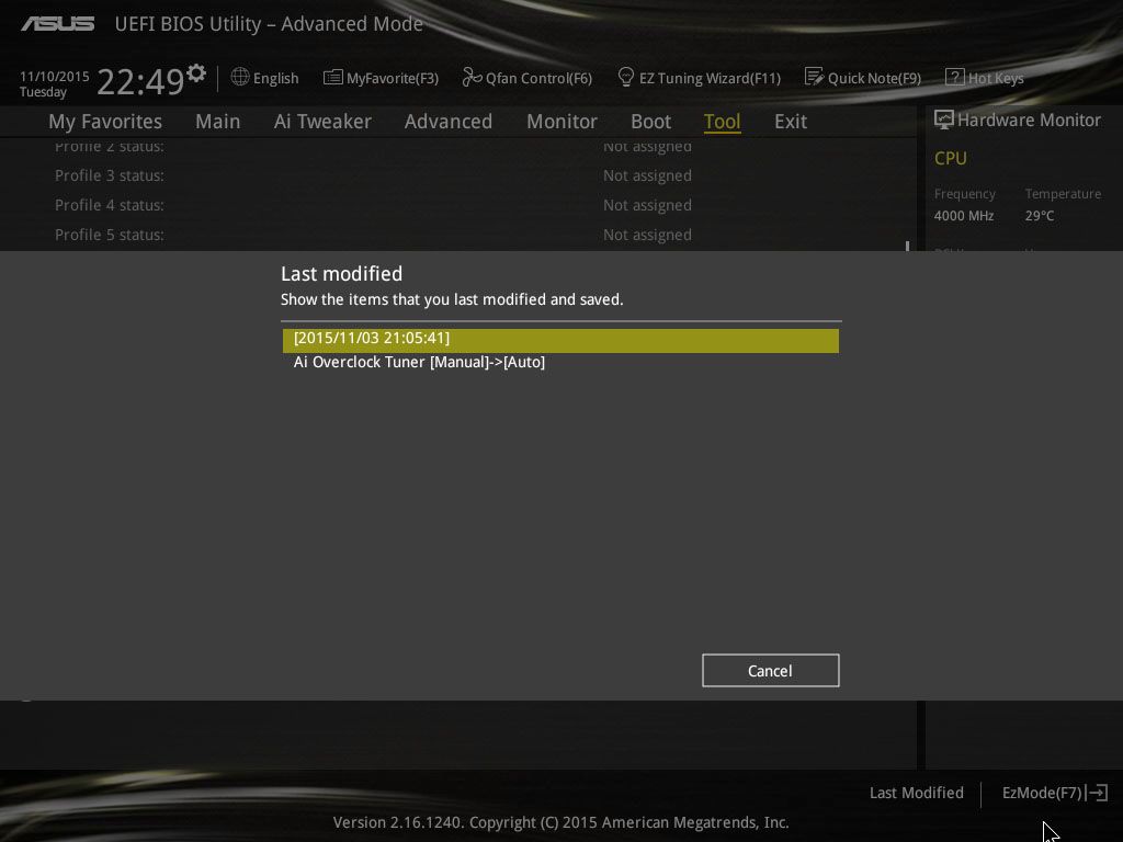 Asus Z97M-Plus Firmware & Overclocking