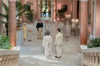 Downton Abbey: A New Era - Nathalie Baye as Mme Montmirail and Jonathan Zaccäi as M Montmirail