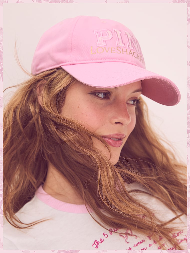 Pink X Loveshackfancy Baseball Hat