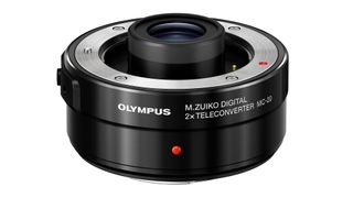 The MC-20 doubles the focal length of Olympus' three Pro telephoto lenses